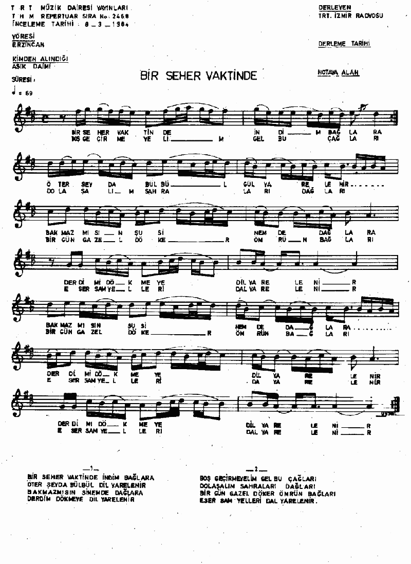 Sevcan orhan bir seher vaktinde indim bağlara