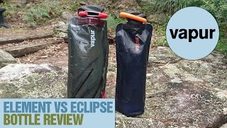 Vapur Element vs Eclipse travel water bottle review